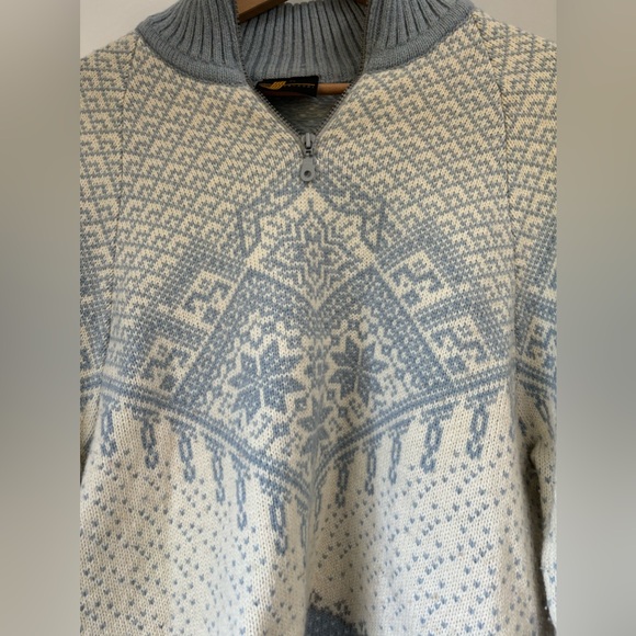 Levandi Norwegian 100% wool vintage ski sweater - Picture 9 of 15